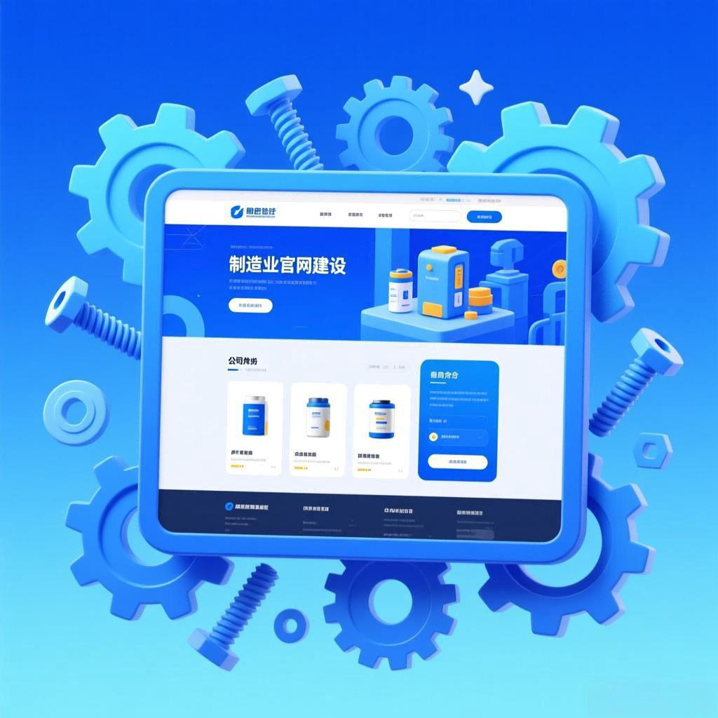 某制造业官网建设